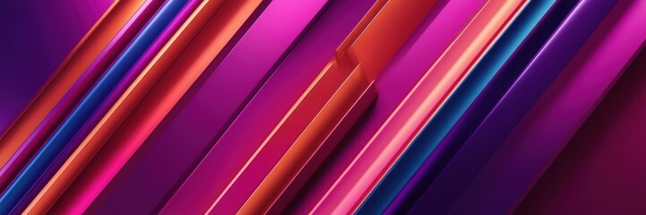 abstract background featuring diagonal lines in vibrant hues of pink, orange, and blue. Perfect for modern design projects and vibrant visuals.