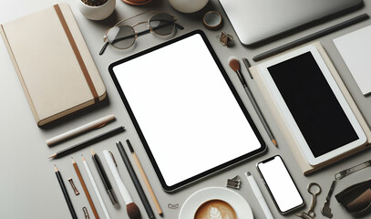 Social media mobile app page template. Carousel post. Minimal design. 