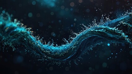 close-up of Volute, cinematic, deep sea background