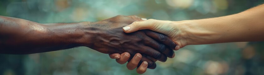 Interracial Couple Holding Hands, Symbol of Love and Unity, Intimate Partners Sharing a Strong Bond, Deep Connection and Understanding, Interracial Relationships, Diversity, Equality, Acceptance