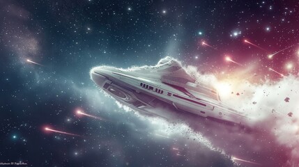 Spaceship Sneaker in the Galaxy