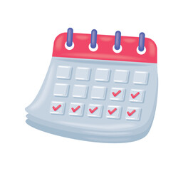 family planner check finished daily tasks