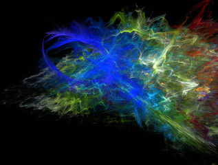 Imaginatory fractal abstract background Image