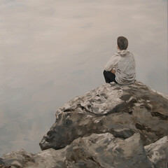 Top of the Rocks: Soft and Calm Bird's Eye