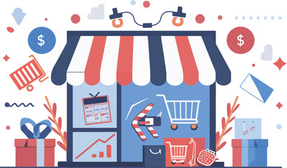Online Shopping Concept