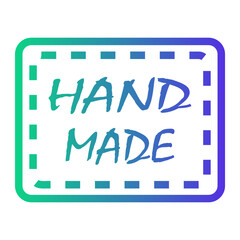 leather Line Gradient Icon