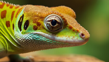 close up of a gecko