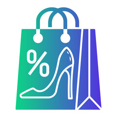 shopping Gradient icon