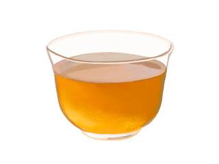麦茶（ガラスコップ一杯）