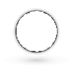 noise circle frame pattern abstract halftone background minimalism modern texture for postcards posters web and other design tasks vector