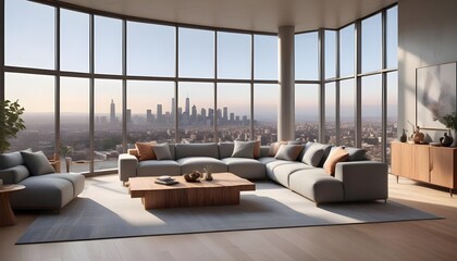 Photo interior modern design room 3d illustration