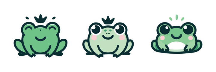 cute frog vector