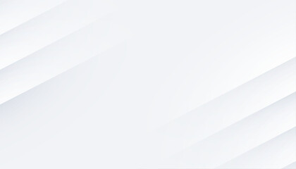 neumorphic style blank white banner with slanting lines design