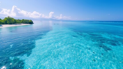 Crystal Clear Tropical Beach Waterscape