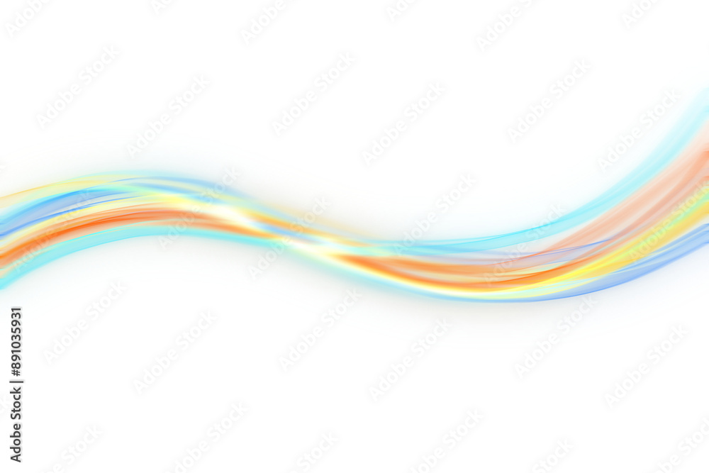 Wall mural abstract colorful light speed motion effect