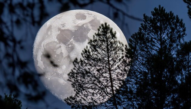 The moon completes an orbit around Earth approximately every 27 days. It's tidally locked, always showing the same face to us.