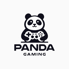 Black panda gaming Logo design