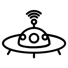 UFO icon design