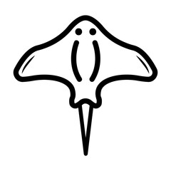 stingray Line Icon