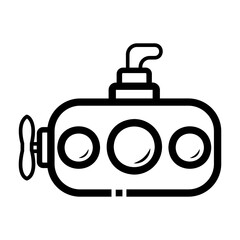 submarine Line Icon