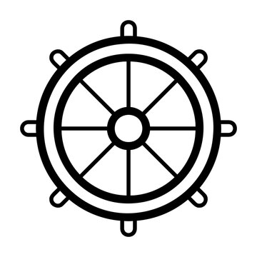 recommend clip art: steering wheel Line Icon