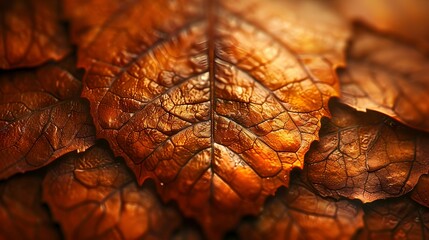 Yellow leaf texture background, veined and natural plant.