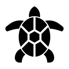 Obraz premium sea turtle Solid icon