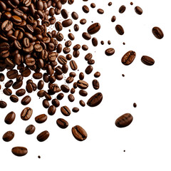 Obraz premium Coffee beans illustration.5000x5000 px.