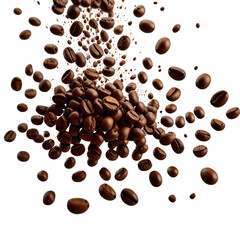 Obraz premium Coffee beans illustration.5000x5000 px.