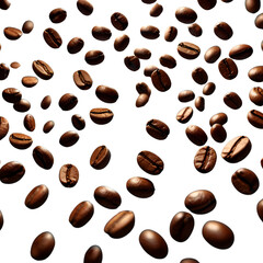 Obraz premium Coffee beans illustration.5000x5000 px.