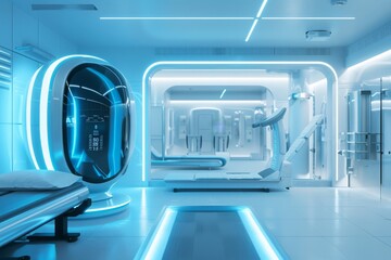 Futuristic Fitness Center Interior Design