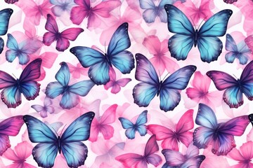 Fototapeta premium Butterfly background pattern backgrounds nature.