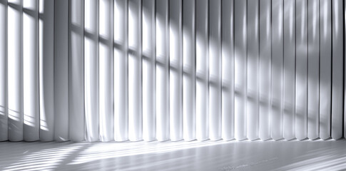 Vertical Striped Background with Blinds and Abstract Light Shadow Design