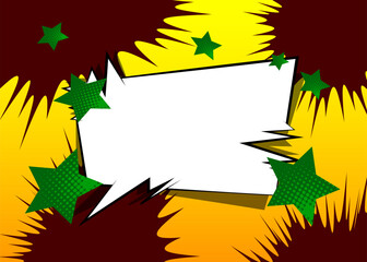 Awesome Cartoon Background, comic book abstract backdrop. Retro vector comics pop art illustration design.