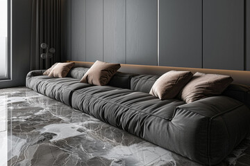 person sleeping on sofa