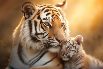 Obraz premium Tiger wildlife animal mammal.