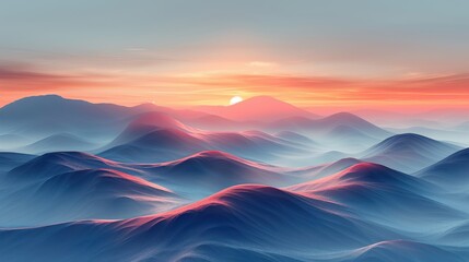 A serene grainy gradient with soft pastel colors, symbolizing tranquility and peace of mind