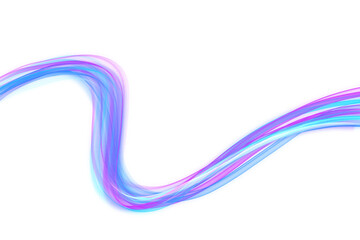 colorful glowing neon lines form speed arcs