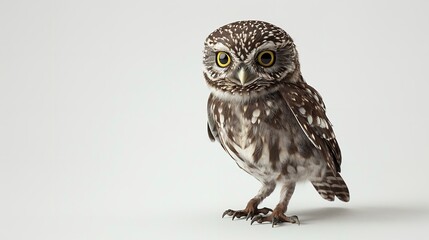 Owl isolated on white background