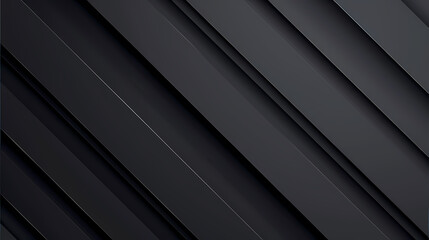 Obraz premium Modern abstract dark geometric background with overlapping layered lines.