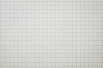 White graph paper with a subtle squared grid pattern forms a clean and minimalist textured background, perfect for design, education, and creative projects.