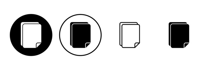 Document icon set. Paper icon. File Icon