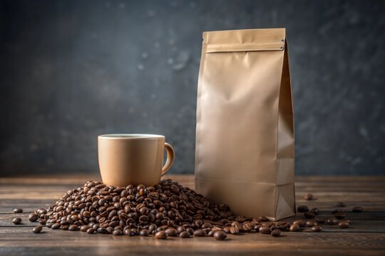 coffee bag with zipper 