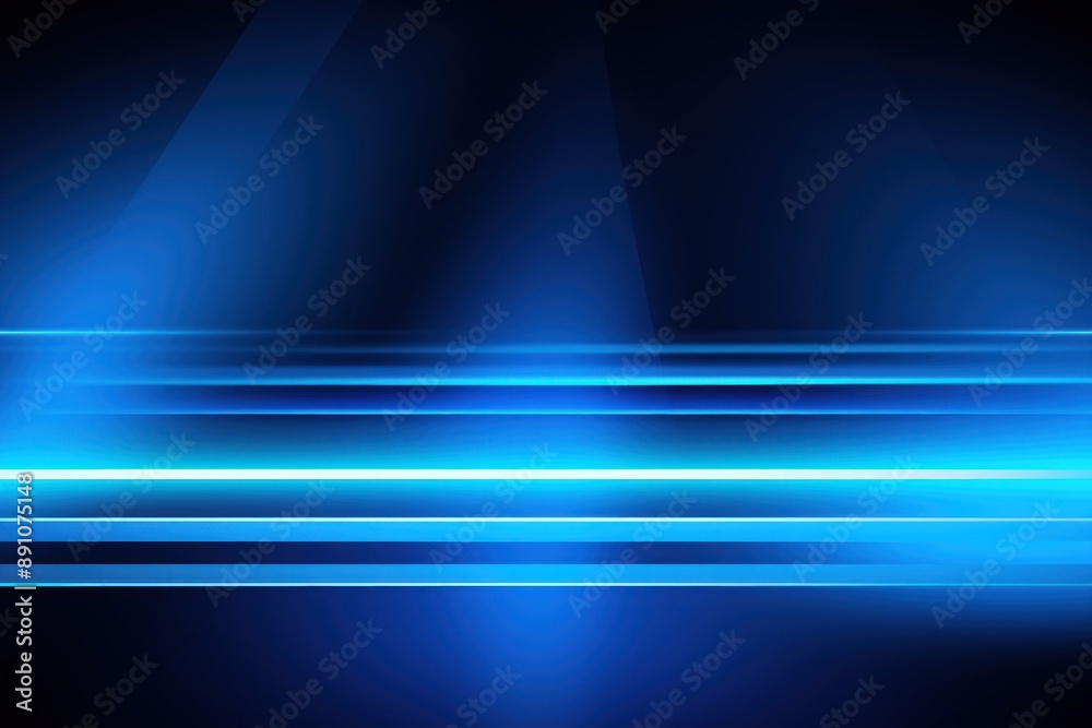 Wall mural blue neon light backgrounds abstract.