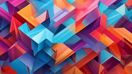 Obraz premium Abstract 3D Geometric Design