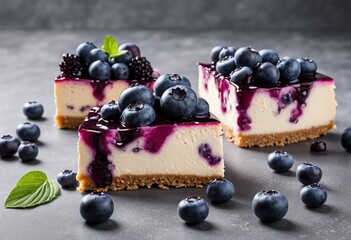 Decadent Blueberry Cheesecake