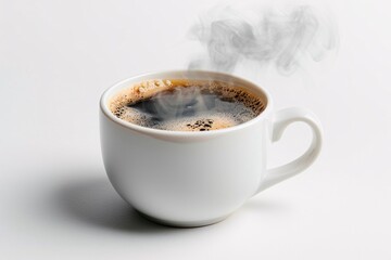 A_refreshing_cup_of_coffee_with_steam_rising_isolated_5