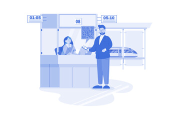 Man Doing Payment With Qr Scanner