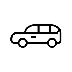 Line Transportation Icons. car and vehicle