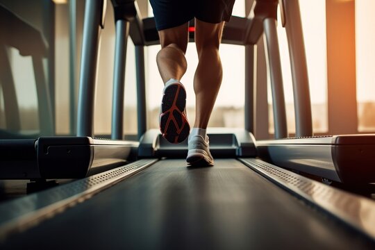 Treadmill sports adult gym.
